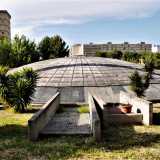 ...e la �futuristiche� chiesa del Salvatore definita l��astronave� di Loseto